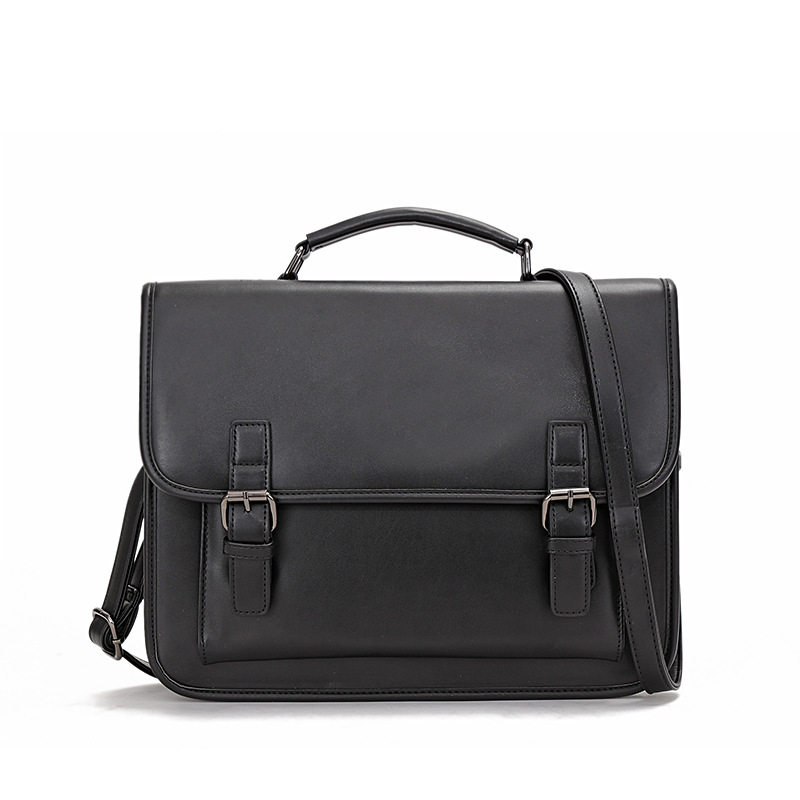 2023新款男斜挎两用包商务休闲公文包手提包横款手提包单肩笔电包