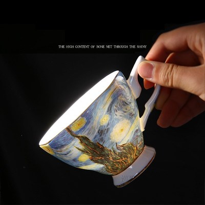 Van Gogh Art Painting Coffee Mugs The Starry Night, Sunflowe