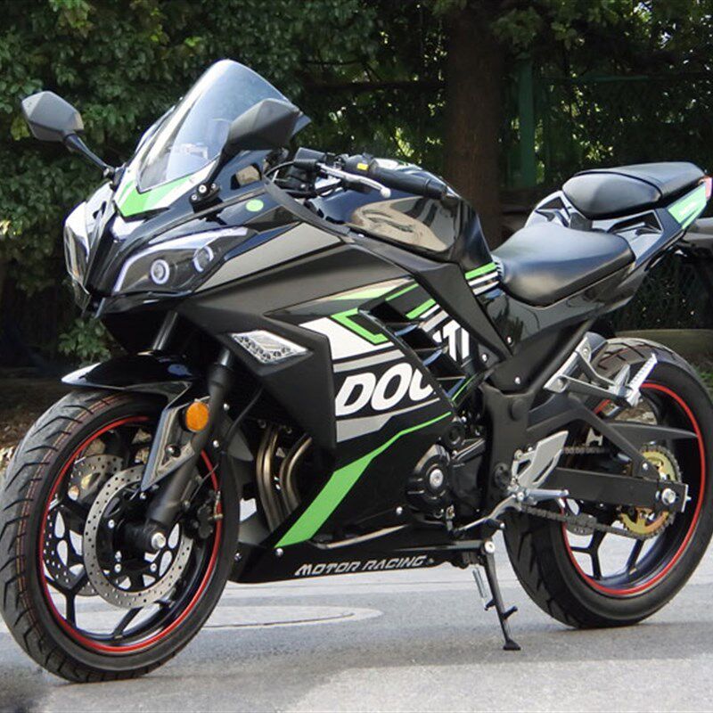 国产大牛摩托车外壳蛟龙小忍者v6r3嘉爵n19配件跑车h2全套车壳