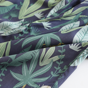 夏天人棉休闲可外穿睡裤 防蚊裤 棉绸收口大码 人造棉印花女士家居裤