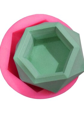 Diamond Shaped Silicone Mold Flower Pot Vase Concrete Cement