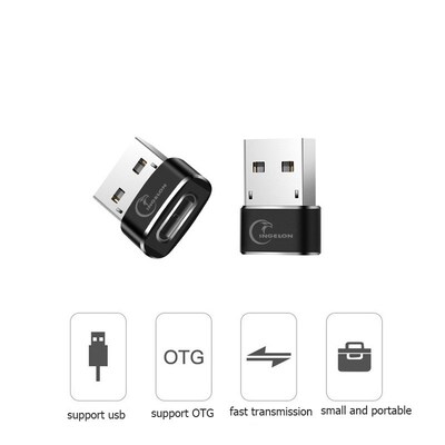 50 PCS/Lot Type C to USB Converter Female to Male Adapter T