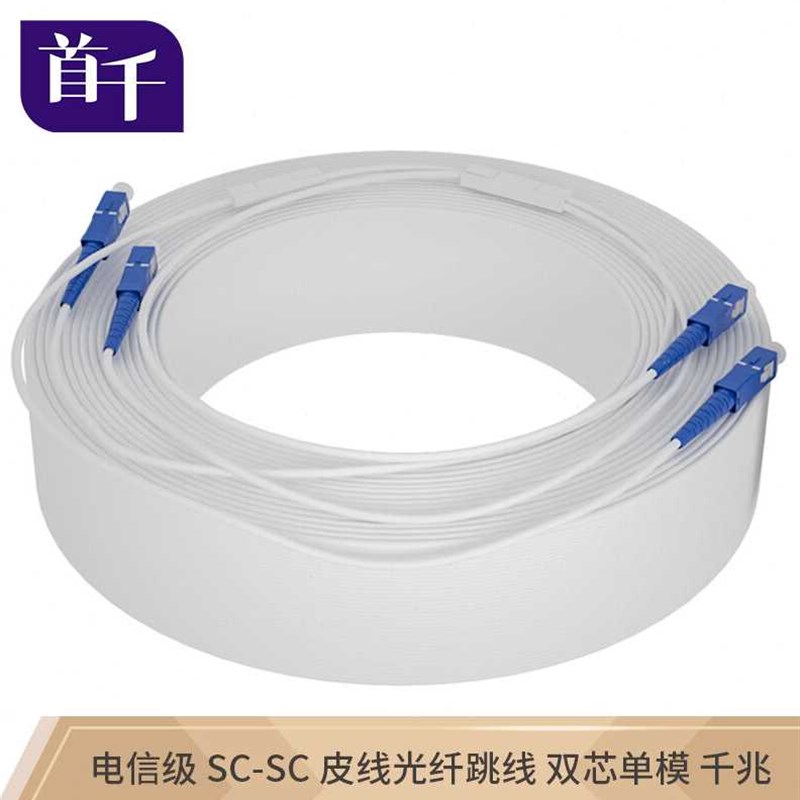 现货首千SHOCHANSQGP698T单模电信级防老鼠咬2芯2钢丝30皮线光缆S