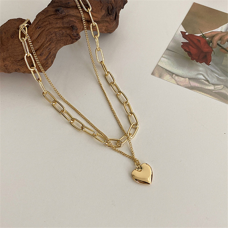 推荐2023 Fashion Asymmetric Lock Necklace for Women Twist Go