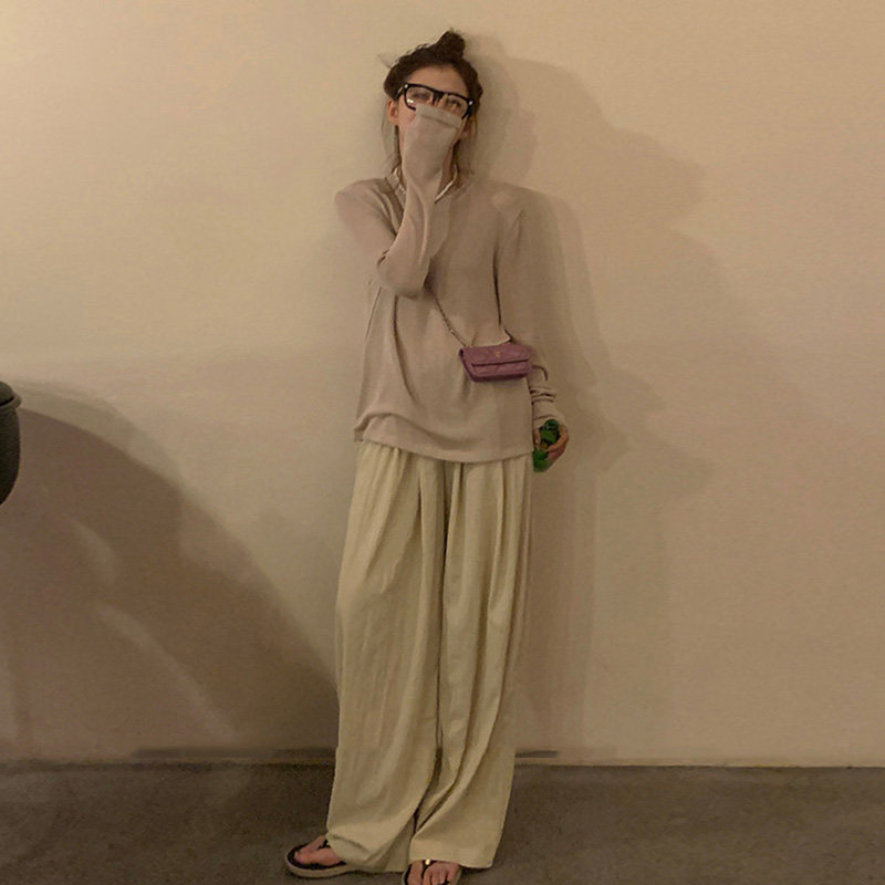 孕妇阔腿裤子夏季薄款黑色冰丝裤大码慵懒宽N松雪纺拖地休闲裤外,孕妇装/孕产妇用品/营养,孕妇打底裤,淘宝优惠券,粉丝福利购,淘宝优惠卷