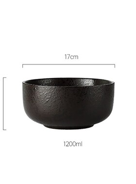 Creative Noodle Wrist, Large Ramen Bowl, Ceramic Millet Porr