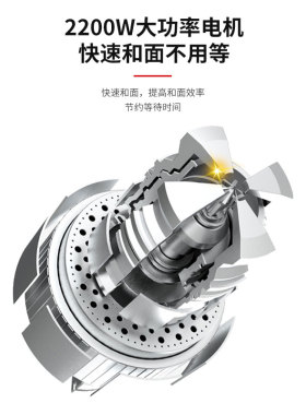 和面机商用2g5公斤家用大容量揉面机全自动多功能面粉不锈钢搅拌