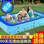 池简易泳池便携式 大号商用家庭游泳池 速发x2米1.3米洗澡游泳装