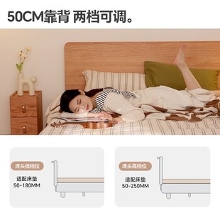 双人主卧大床实木床1米8乘2米大床主卧2025年新款1米5的床加床垫