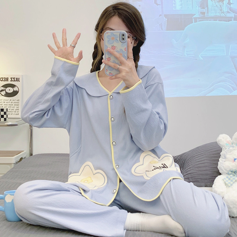 纯棉月子服春秋季产后哺乳孕妇睡衣夏薄款怀孕宽松W透气喂奶坐月,孕妇装/孕产妇用品/营养,家居服套装,淘宝优惠券,粉丝福利购,淘宝优惠卷