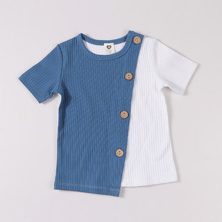 极速Kids clothes t shirt baby girls and boys clothes round n