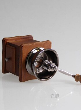 Classical Wooden Manual Coffee Grinder Coffee Bean Spice Mil