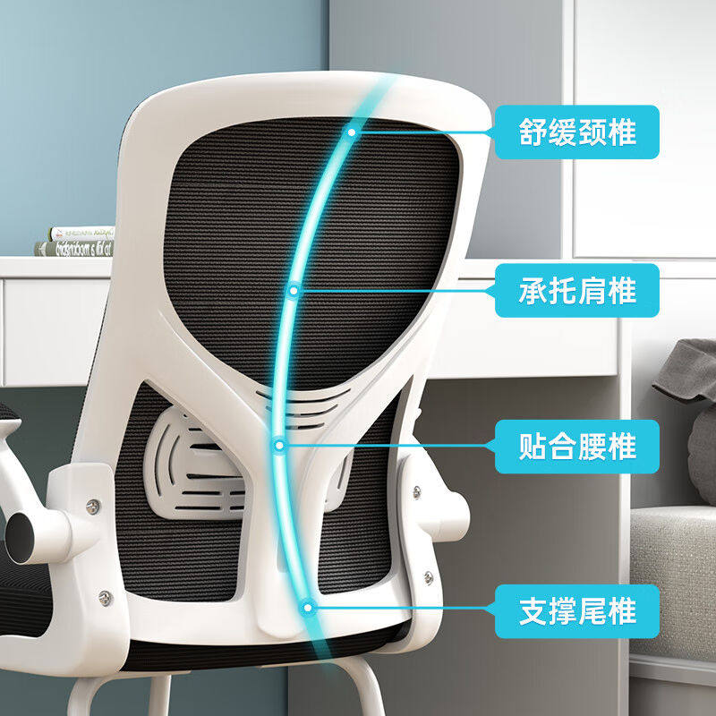 中伟(ZHONGWEI)办公椅电脑椅学习椅K家用书房椅网布椅弓形椅子白怎么样,好用不?