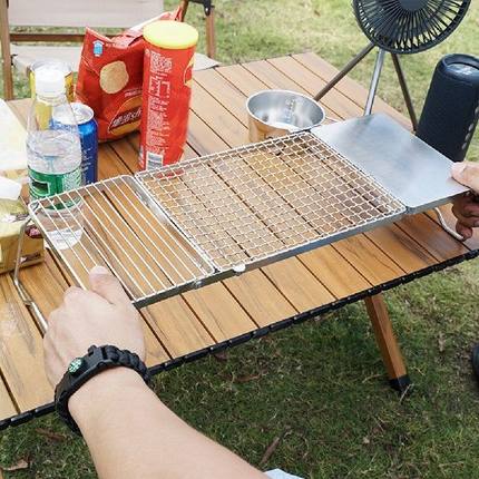 极速Camping Stove Stand Stainless Steel Camping Stove Grill