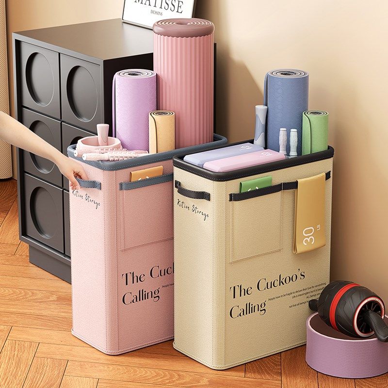 瑜伽垫收纳筐健身器材运动器械工具用品收纳箱家用置物架神器篮筒,收纳整理,运动器材收纳用具,淘宝优惠券,粉丝福利购,淘宝优惠卷