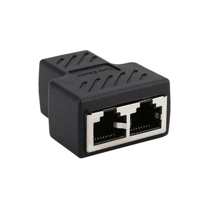 1 To 2 Ways LAN Ethernet Network Cable  Splitter Connector A