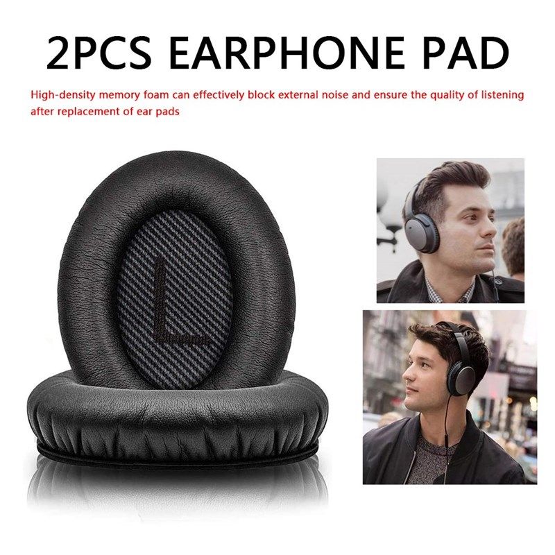 速发1pair memory foam soft ear pad for bose oqc2/qc15/qc25/q
