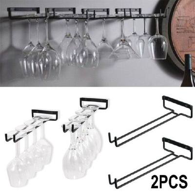 极速8in/30cm Wine Glass Cup Holder Hanging Rack Storage Coun