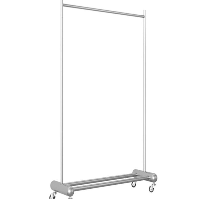 晾衣架不锈钢单杆落地阳台家用支架室内卧室晒衣架多功能移动衣架,收纳整理,金属衣架,淘宝优惠券,粉丝福利购,淘宝优惠卷