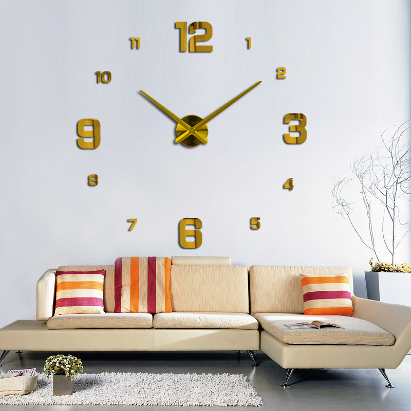 极速Top Fashion 3D Wall Clock reloj de pared Clock Watch DIY