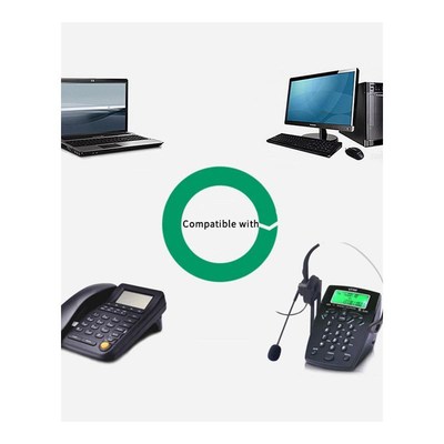 Single-Sided SB Telephone/Computer Headset with Microphone N