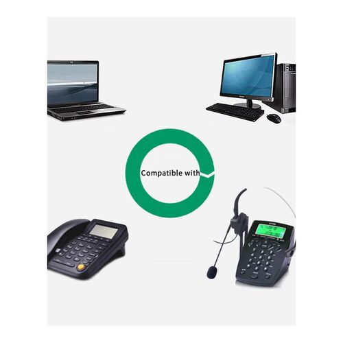 Single-Sided SB Telephone/Computer Headset with Microphone N