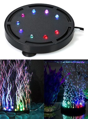Aquarium-Lighting Bubbler-Lamp Submersible Led Fish-Tank Wat