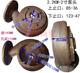 压蜗污水泵2.85口配件铸铁堵塞径网壳无18口止叶轮水轴头底出W2K