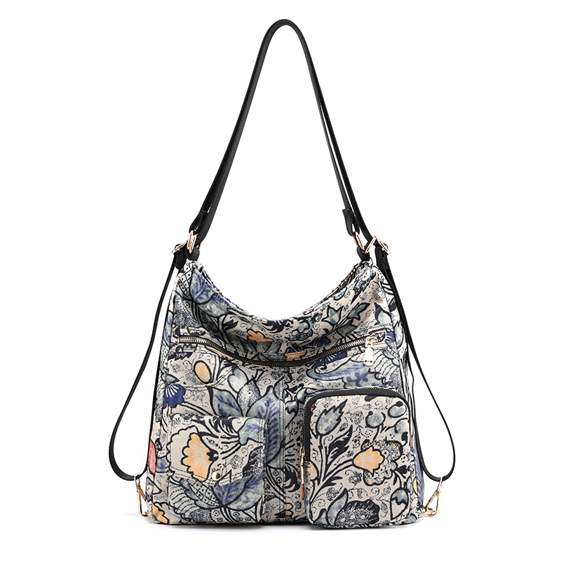 速发Graffiti Printing Shoulder Bag for Women Rural style Flo