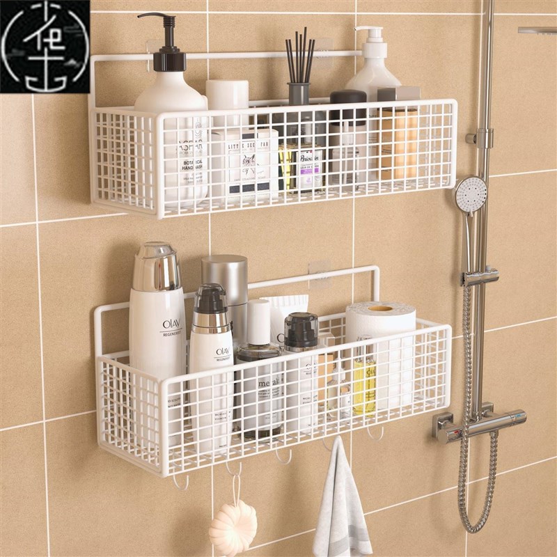 推荐helf Shower Caddy Storage Rack WC Accessories Shampoo Ho-封面