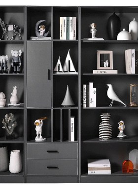 新款轻奢酒柜摆件组合套装树脂客厅书房办公室软装高端家居装饰品