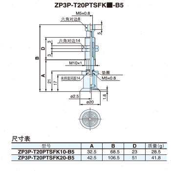 高档新品薄膜b机械手c型u开袋r吸盘包装真空吸盘工业吸嘴带缓