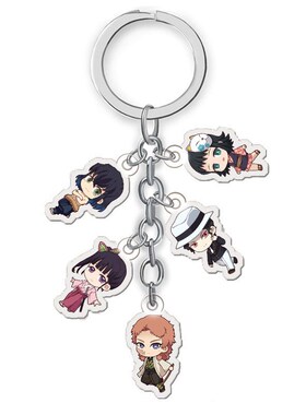 Anime Demon Slayer Kimetsu No Yaiba Keychain Cartoon Figure