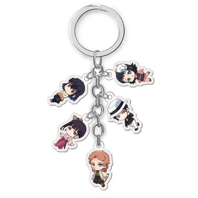 Anime Demon Slayer Kimetsu No Yaiba Keychain Cartoon Figure