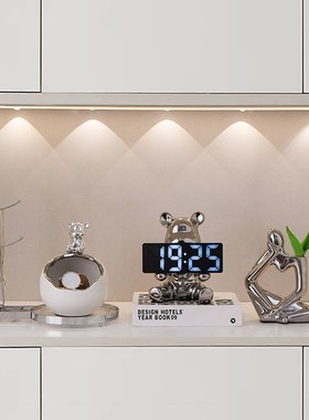 暴力熊入户玄关钥匙收纳摆件门口鞋柜客厅家居装饰品乔迁新居礼物