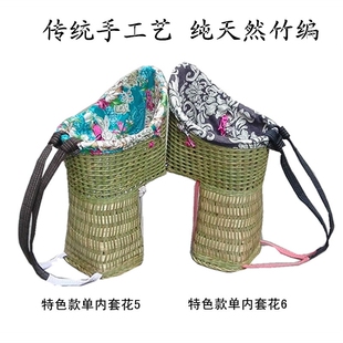 背篼儿童竹编背宝宝背娃儿揹筐背娃娃背幼儿N背婴儿四川揹小孩竹