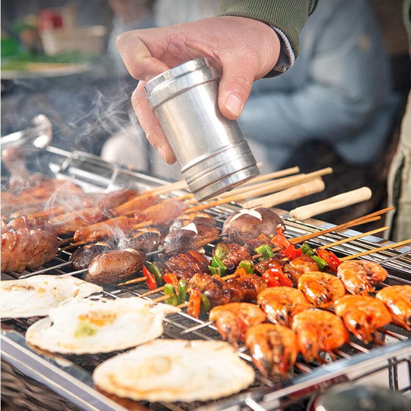 烧烤炉家用户外不锈钢炉q子木炭加厚架子碳烤炉大号无烟野外烧烤V