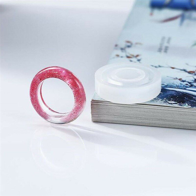 3Pcs/set Flexible Assorted Silicone Ring Mold  Making Resin