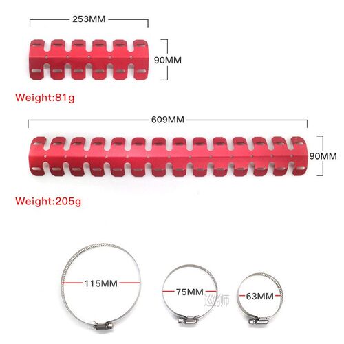 Motorcycle Exhaust Shield Muffler Pipe Protector Cover Heat