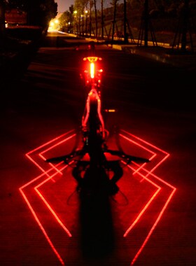 Bicycle-Light Cycling-Lamp Bike-Tail Folding Front Rechargea