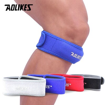 AOLIKES 1PCS Adjustable Knee Patella Cushioning Neoprene Ba