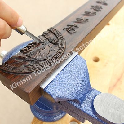 Bench Vise Jaw Width 60mm 360 Degree Swivel Cast Iron Tablet