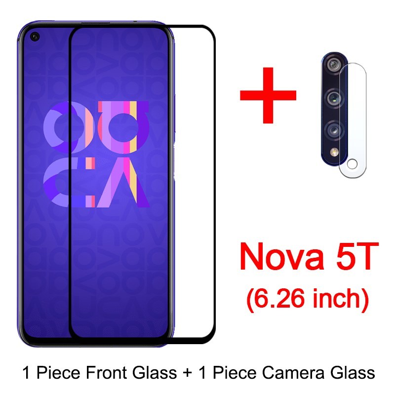 新品2in1 Nova 5T protective glass for huawei Nova 5 T Nova5t-封面