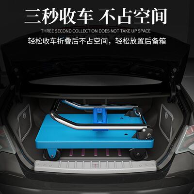 运货小车折叠拉快递取快递搬家神器小推车拉货板车大轮子搬运车