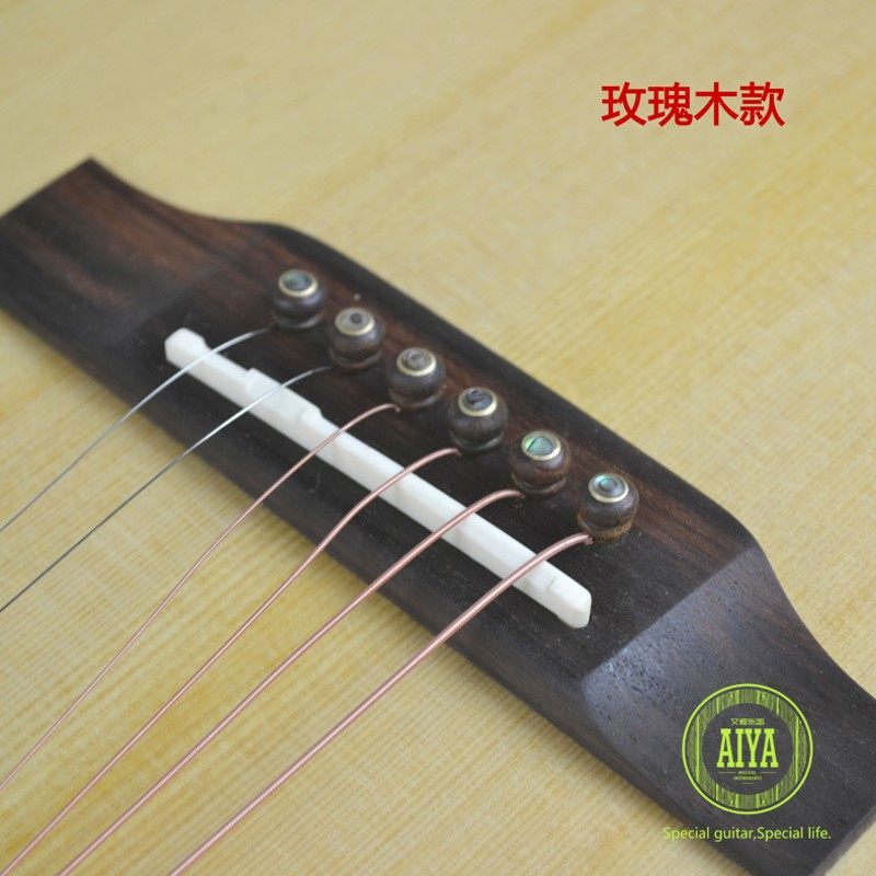 民谣吉他弦钉弦锥固弦锥弦柱 乌木 牛骨 纯铜 玫瑰木 1套6个包邮