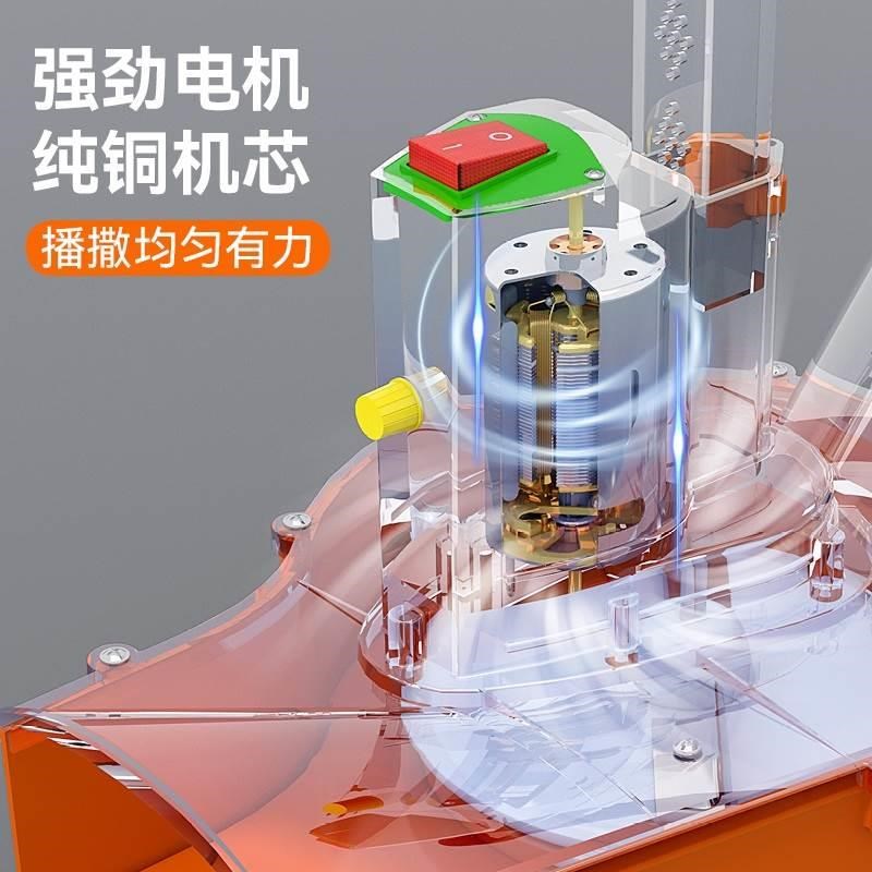 农用新款撒肥料神器肥料撒播机播撒器电动施肥器撒肥机播种机