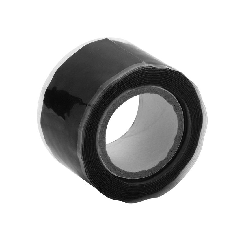 Self-Fusing-Wire Rubber Black Silicone Waterproof 1pcs Bondi