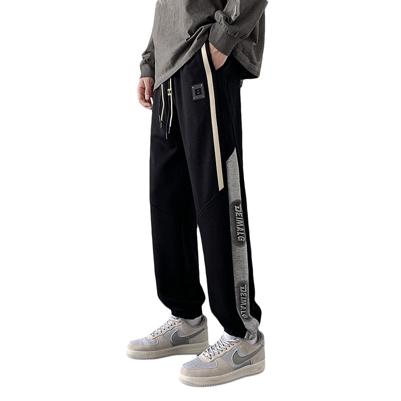 春秋季新款青少年休闲长裤子大童运动厚棉裤初高中学生13Z岁男孩