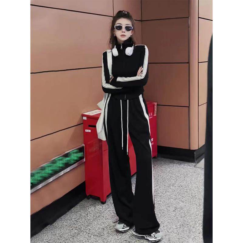 休闲运动b套装女春秋2023新款时尚网红炸街显瘦卫衣两件套潮,女装/女士精品,时尚套装,淘宝优惠券,粉丝福利购,淘宝优惠卷