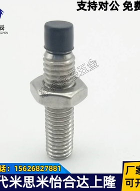 不锈钢直杆型 带聚氨酯止动螺栓 内六角孔型USUS8-25/30/35/40